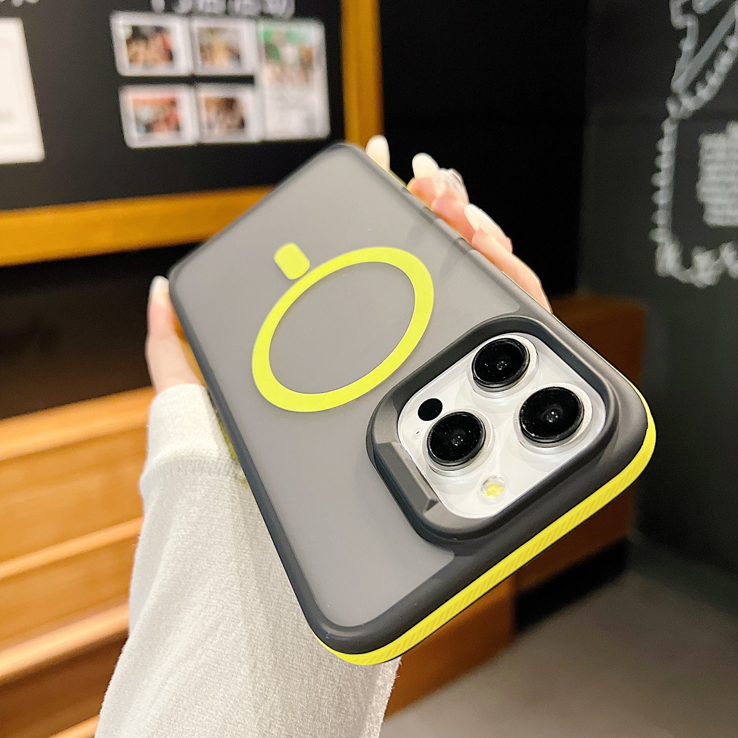 C2 Colorful Magnetic iPhone 17 Case with Matte Finish and MagSafe Ring – Slim, Stylish & Drop Resistant