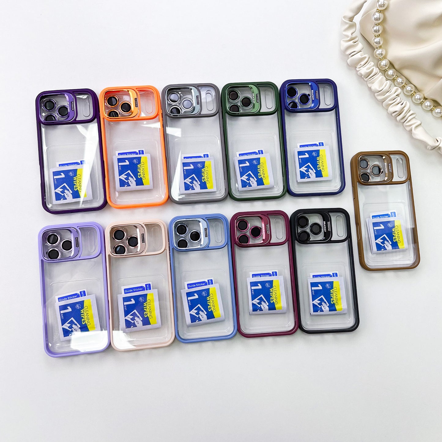 U1 Acrylic iPhone 17 Case with Camera Stand | Clear Shockproof Design