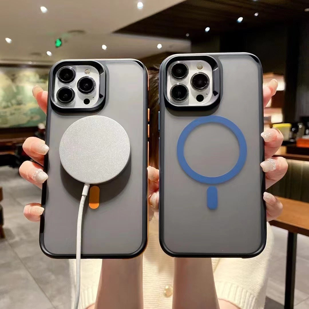 C2 Colorful Magnetic iPhone 17 Case with Matte Finish and MagSafe Ring – Slim, Stylish & Drop Resistant