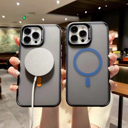 C2 Colorful Magnetic iPhone 17 Case with Matte Finish and MagSafe Ring – Slim, Stylish & Drop Resistant