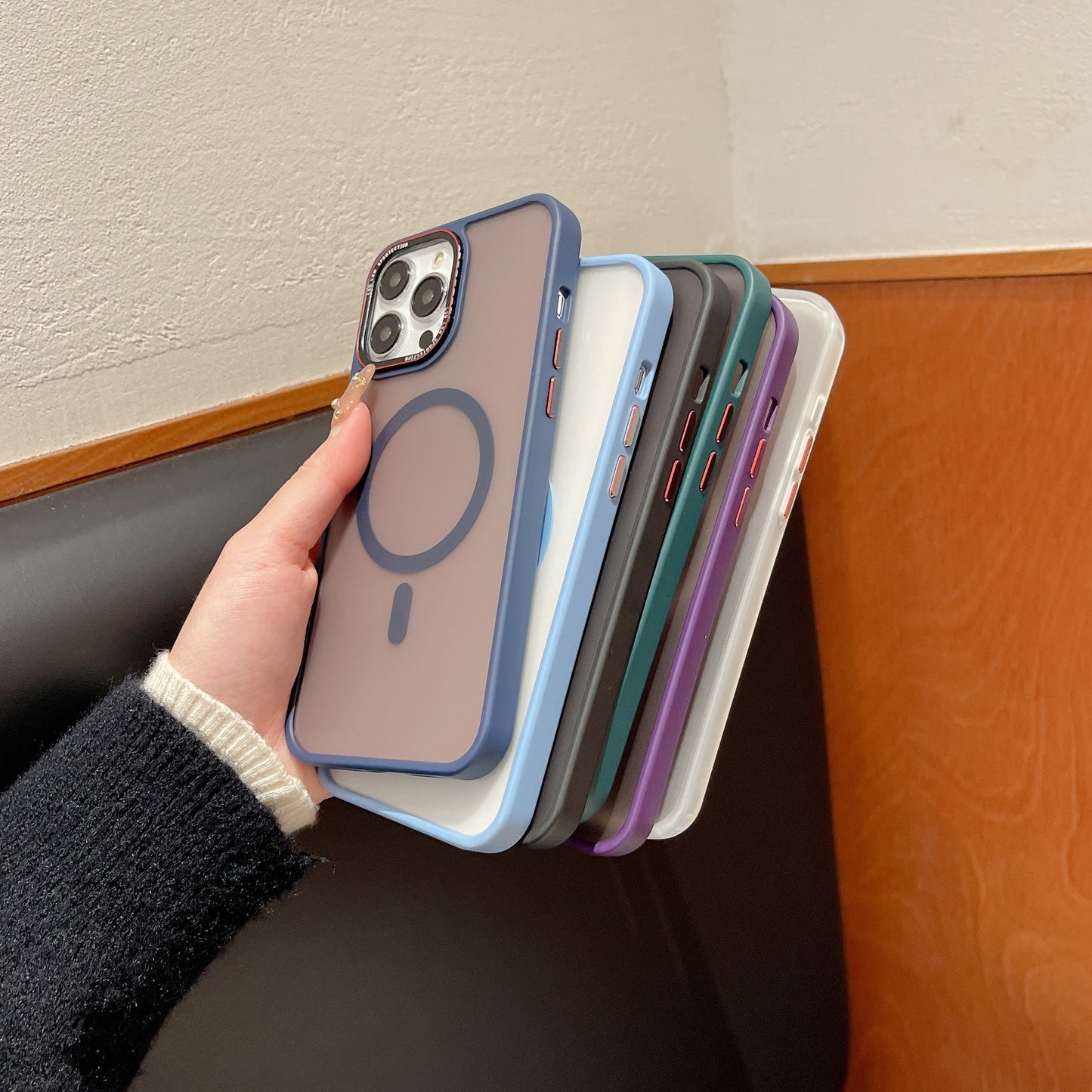 New Lycra Matte Magnetic Case for iPhone 17 Series – Skin-Feel Smooth Touch Premium Design