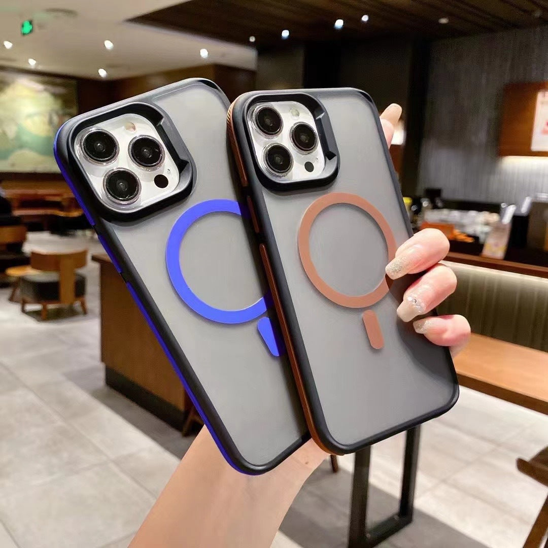 C2 Colorful Magnetic iPhone 17 Case with Matte Finish and MagSafe Ring – Slim, Stylish & Drop Resistant