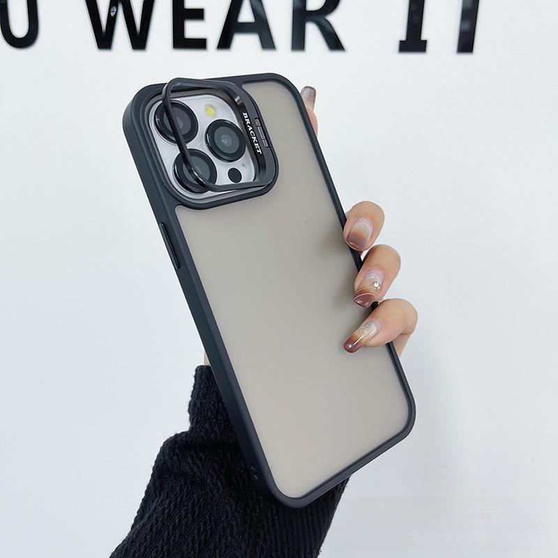 U3  Matte Phone Case with Metal Camera Lens Protector Kickstand Cleaning Wipes Full Cover Shockproof Design for iPhone 17 17 Pro 17 Pro Max