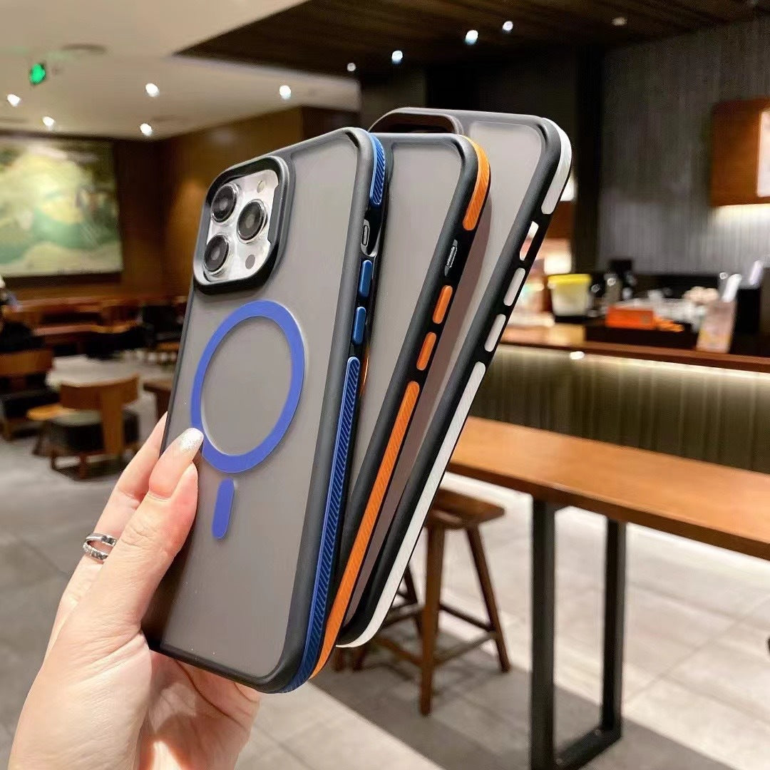 C2 Colorful Magnetic iPhone 17 Case with Matte Finish and MagSafe Ring – Slim, Stylish & Drop Resistant