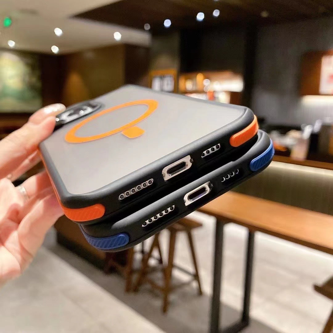 C2 Colorful Magnetic iPhone 17 Case with Matte Finish and MagSafe Ring – Slim, Stylish & Drop Resistant