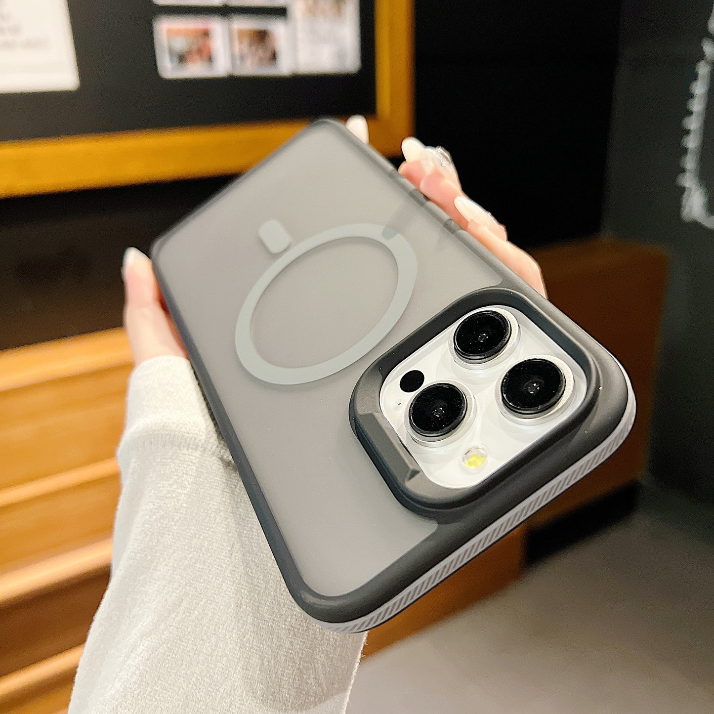 C2 Colorful Magnetic iPhone 17 Case with Matte Finish and MagSafe Ring – Slim, Stylish & Drop Resistant