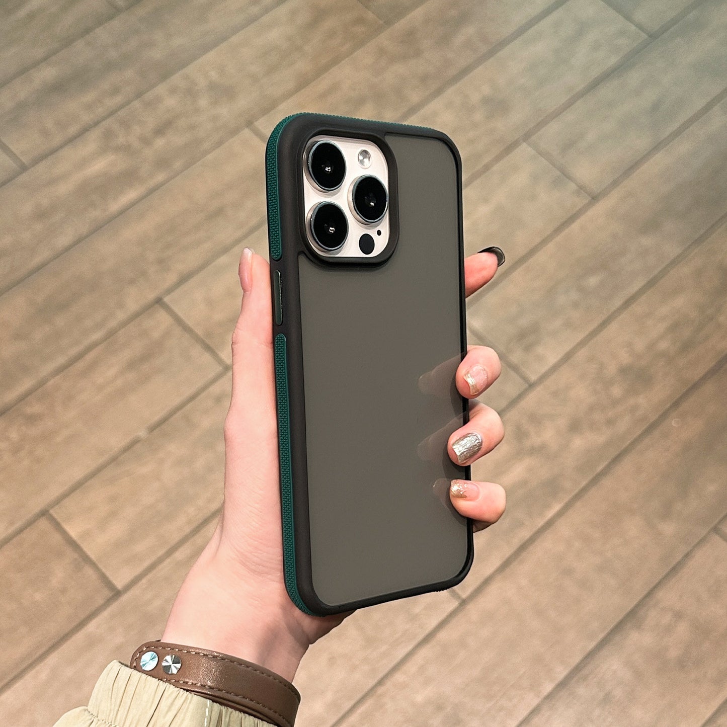 C1 Matte Frosted Shockproof Phone Case with Color Edge Design Slim Protective Cover for iPhone 17 17 Pro 17 Pro Max – Anti-Fingerprint & Soft Touch