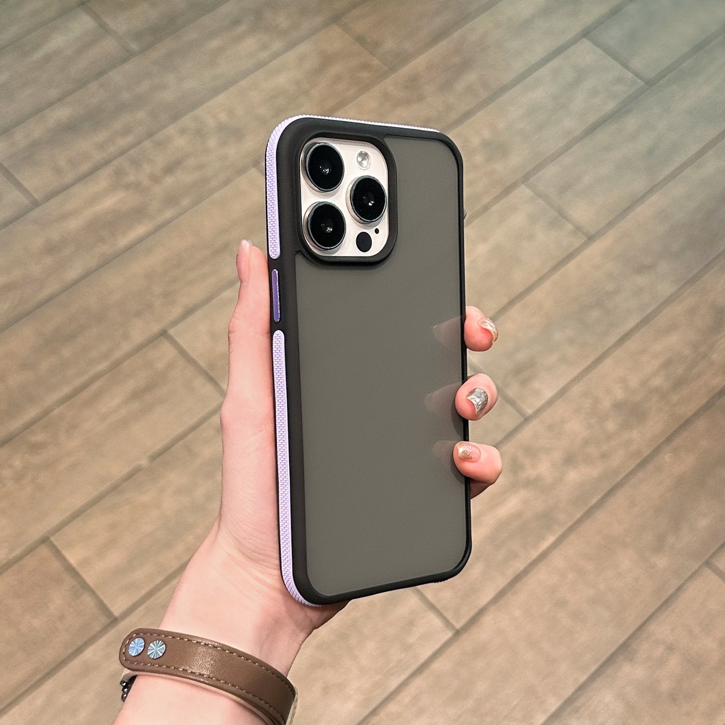 C1 Matte Frosted Shockproof Phone Case with Color Edge Design Slim Protective Cover for iPhone 17 17 Pro 17 Pro Max – Anti-Fingerprint & Soft Touch