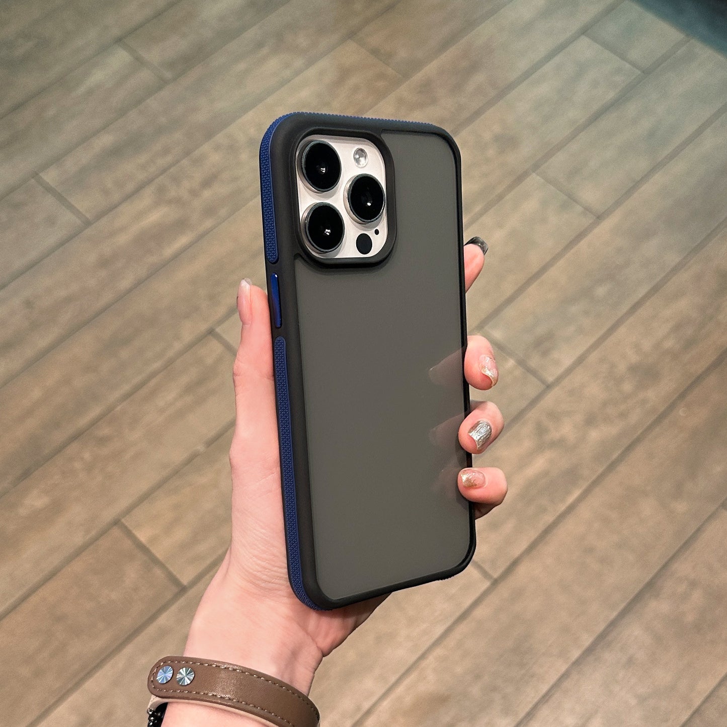 C1 Matte Frosted Shockproof Phone Case with Color Edge Design Slim Protective Cover for iPhone 17 17 Pro 17 Pro Max – Anti-Fingerprint & Soft Touch