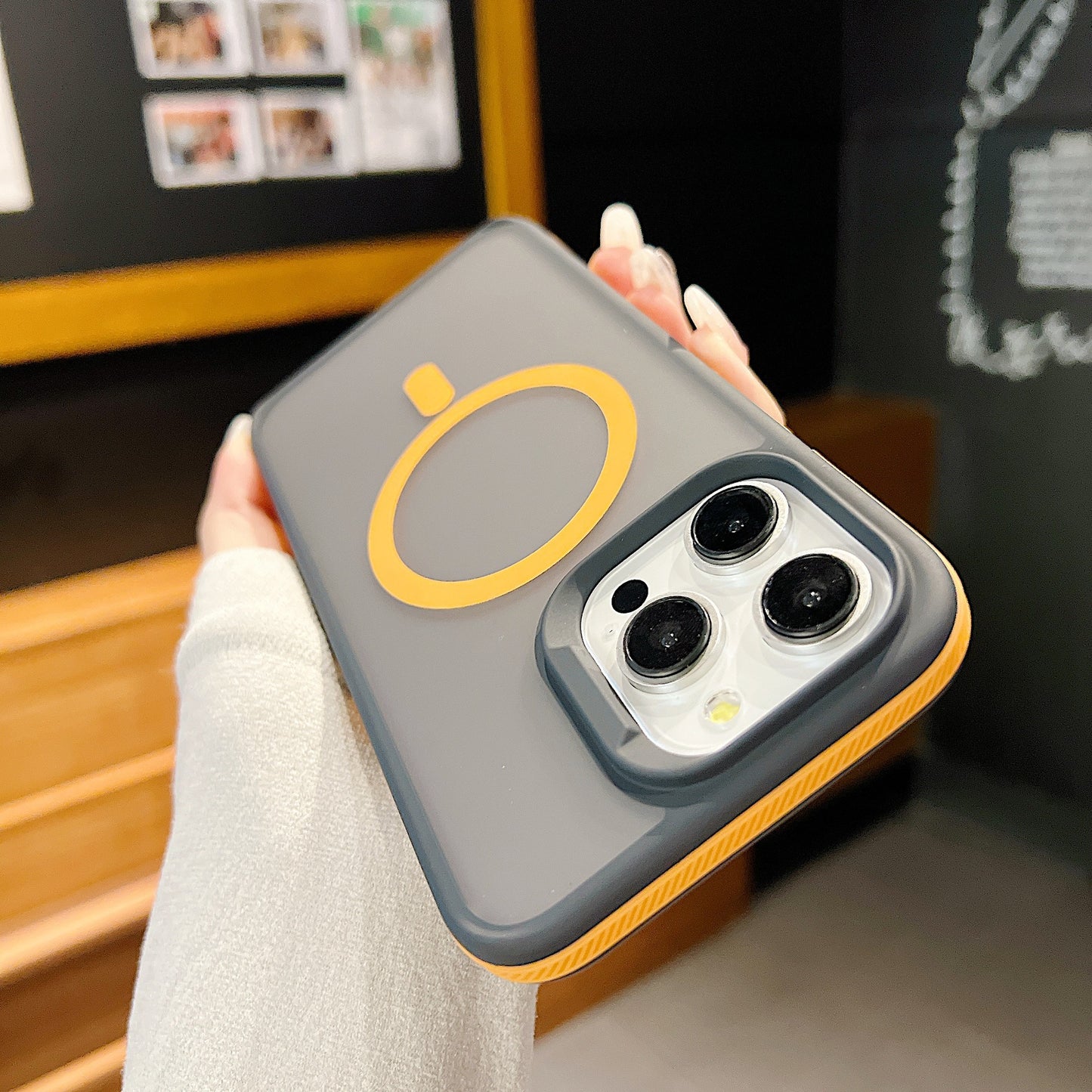 C2 Colorful Magnetic iPhone 17 Case with Matte Finish and MagSafe Ring – Slim, Stylish & Drop Resistant