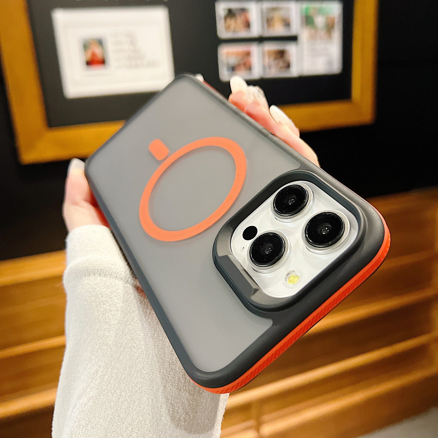 C2 Colorful Magnetic iPhone 17 Case with Matte Finish and MagSafe Ring – Slim, Stylish & Drop Resistant