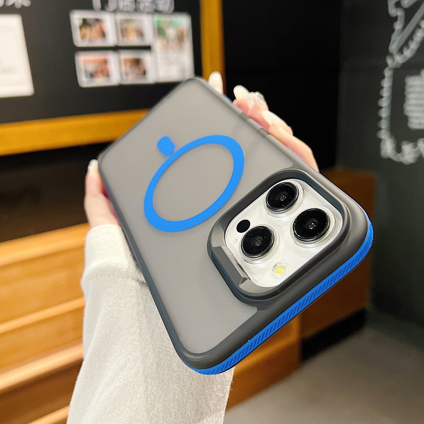 C2 Colorful Magnetic iPhone 17 Case with Matte Finish and MagSafe Ring – Slim, Stylish & Drop Resistant