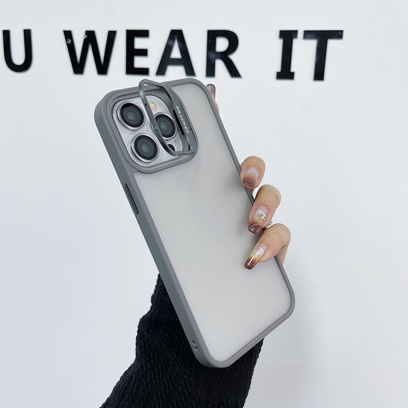 U3  Matte Phone Case with Metal Camera Lens Protector Kickstand Cleaning Wipes Full Cover Shockproof Design for iPhone 17 17 Pro 17 Pro Max