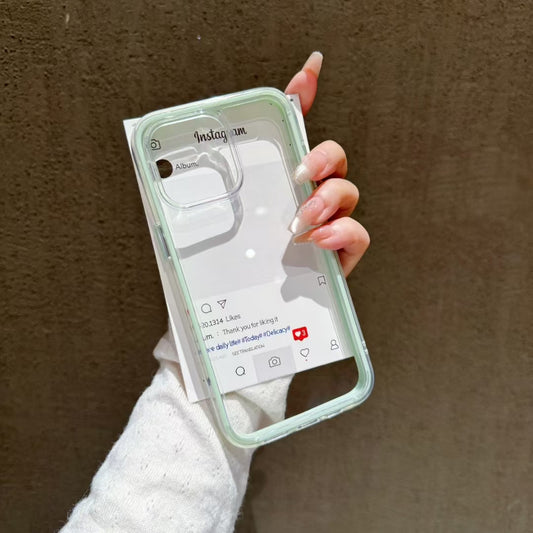 Wholesale Phone Cases Customizable Factory Direct 2-in-1 Acrylic Hard Clear Phone Case with Soft TPU Bumper – Shockproof Slim Cover for iPhone