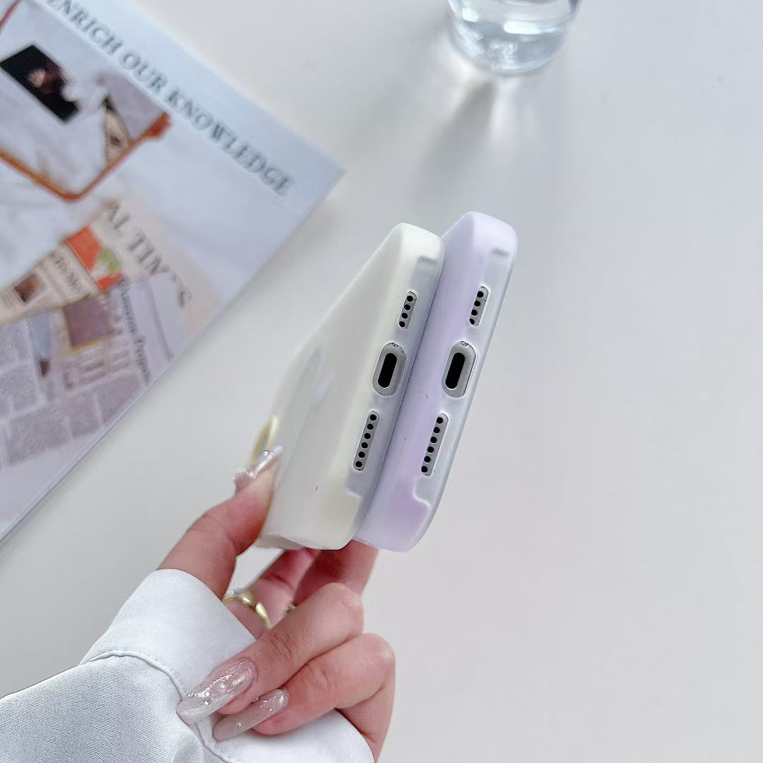Wholesale Phone Cases Customizable Factory Direct Pastel Hybrid Magnetic Phone Case with Hard Back and Soft Edge for iPhone