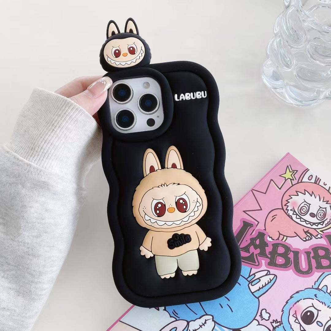 Wholesale Phone Cases Customizable Factory Direct Elf Character Silicone Case with Cute Ears and Soft Edges for iPhone 15 14 13 12 Pro Max