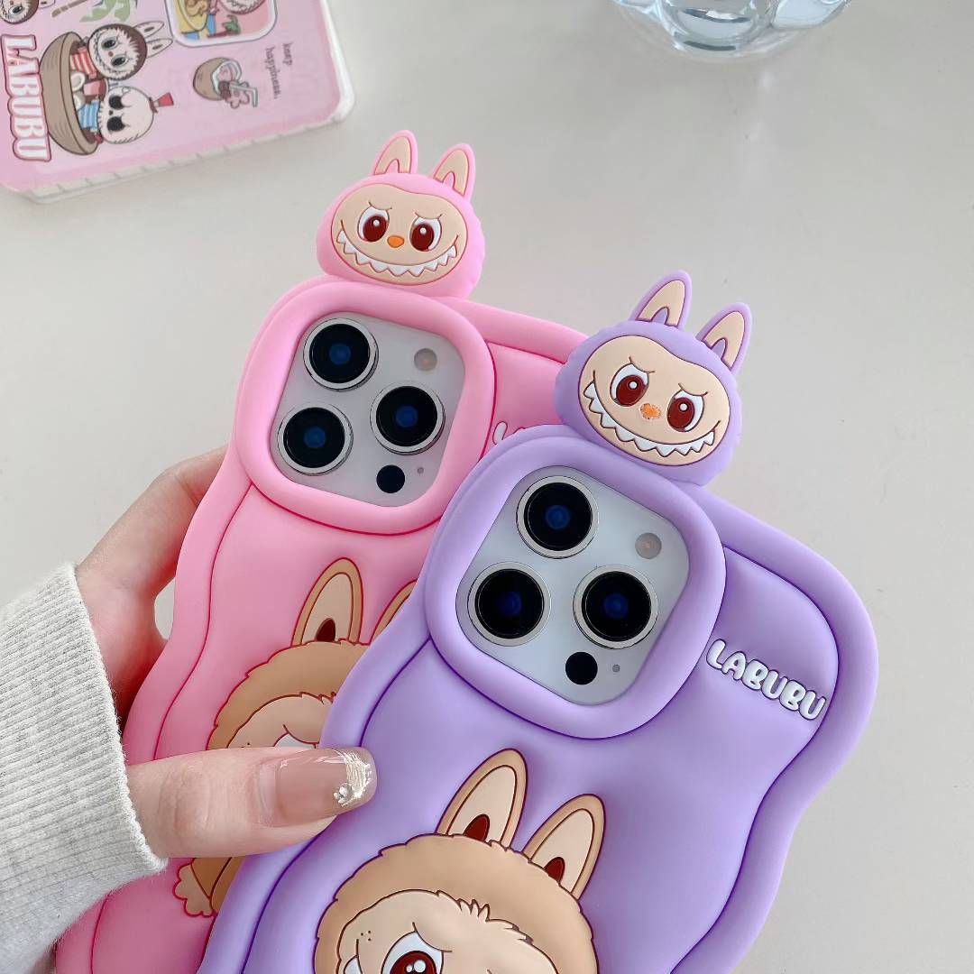 Wholesale Phone Cases Customizable Factory Direct Elf Character Silicone Case with Cute Ears and Soft Edges for iPhone 15 14 13 12 Pro Max