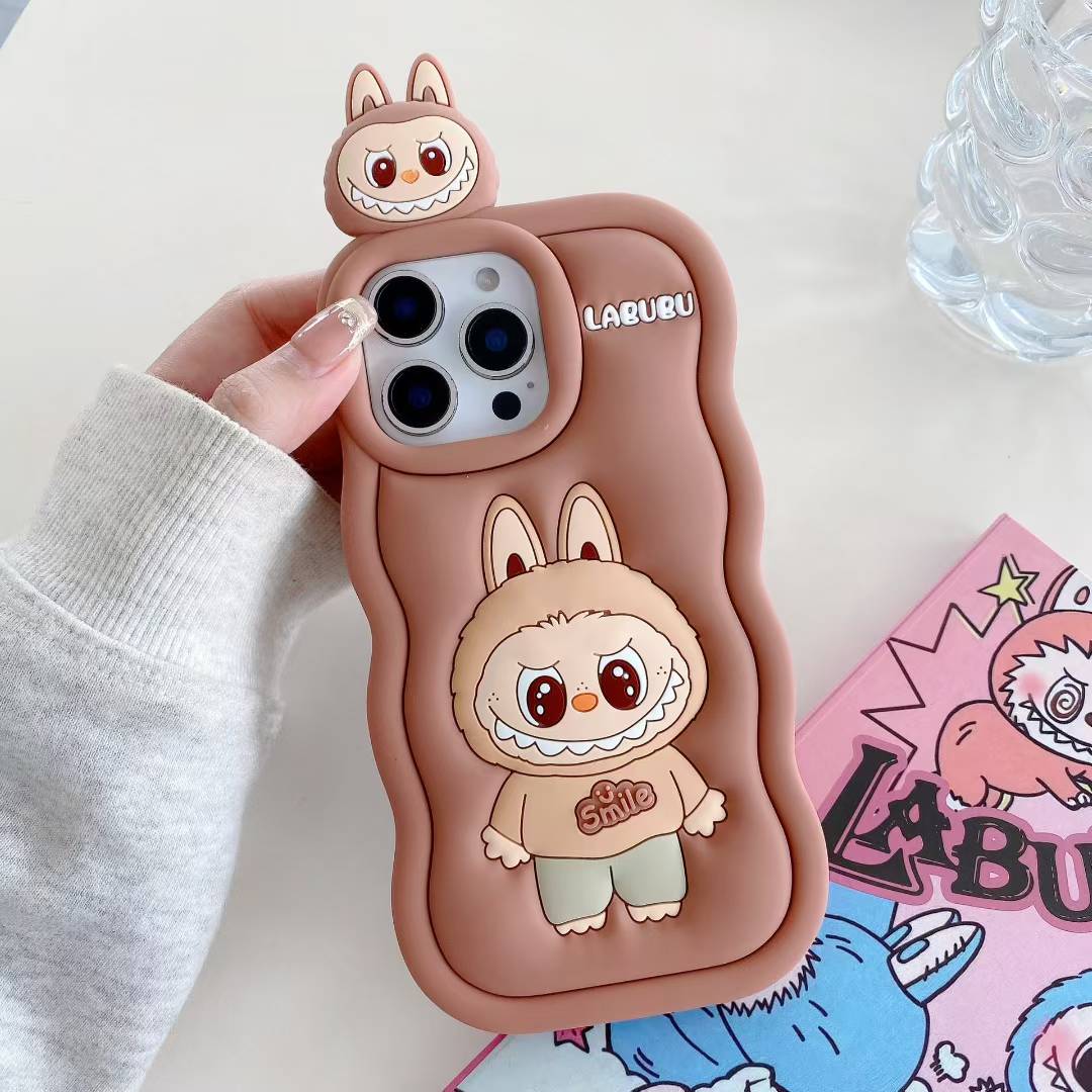 Wholesale Phone Cases Customizable Factory Direct Elf Character Silicone Case with Cute Ears and Soft Edges for iPhone 15 14 13 12 Pro Max