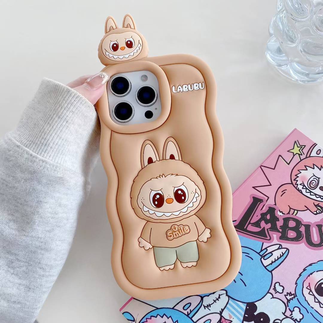 Wholesale Phone Cases Customizable Factory Direct Elf Character Silicone Case with Cute Ears and Soft Edges for iPhone 15 14 13 12 Pro Max