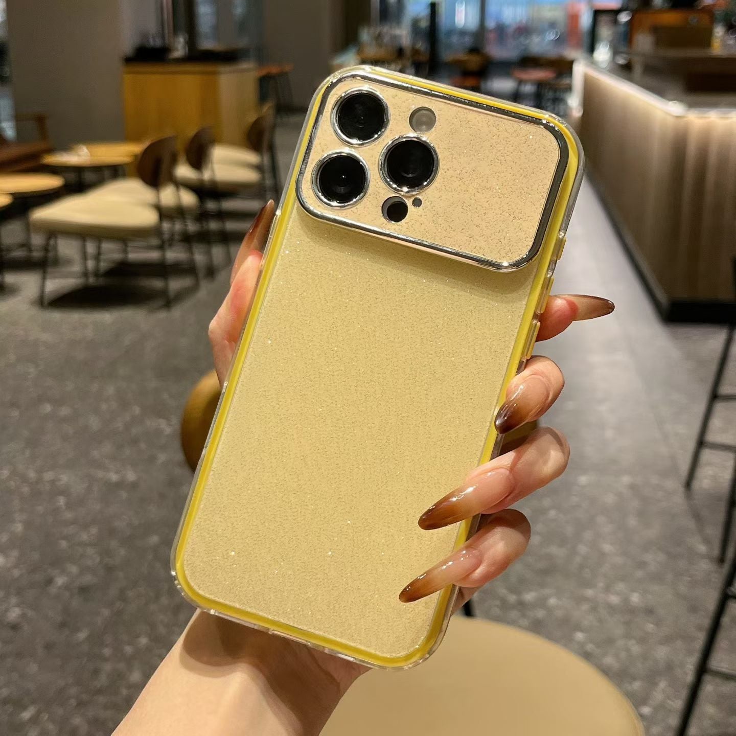 Luxury Glitter Case for iPhone 17 Series – Sparkly Bling Design, Metal Lens Frame, Transparent Edge, Instantly Upgrade Your Look