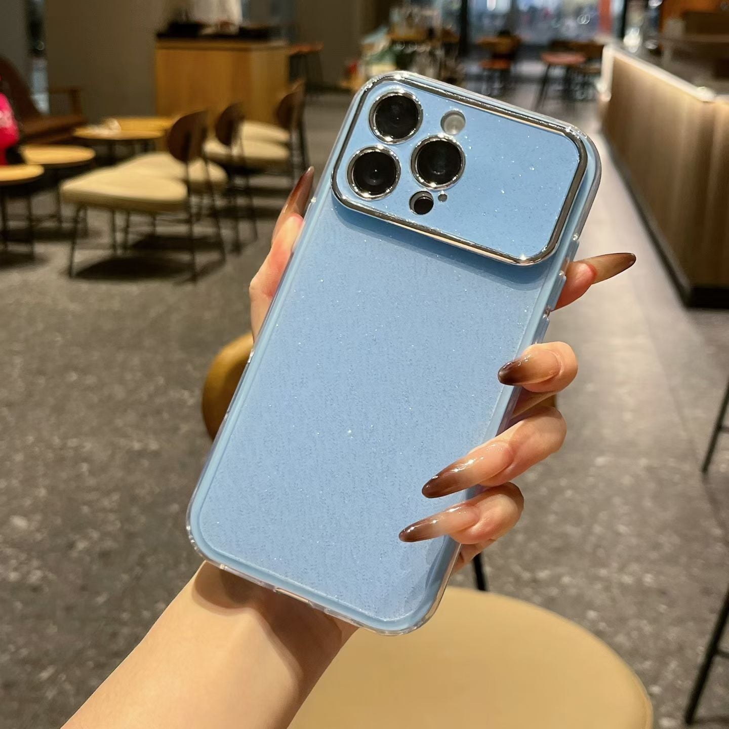 Luxury Glitter Case for iPhone 17 Series – Sparkly Bling Design, Metal Lens Frame, Transparent Edge, Instantly Upgrade Your Look