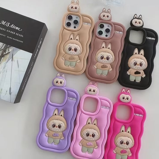 Wholesale Phone Cases Customizable Factory Direct Elf Character Silicone Case with Cute Ears and Soft Edges for iPhone 15 14 13 12 Pro Max
